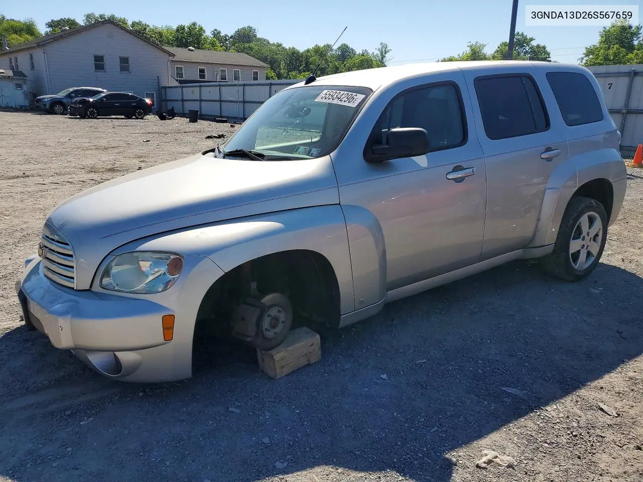 2006 Chevrolet Hhr Ls VIN: 3GNDA13D26S567659 Lot: 55934296