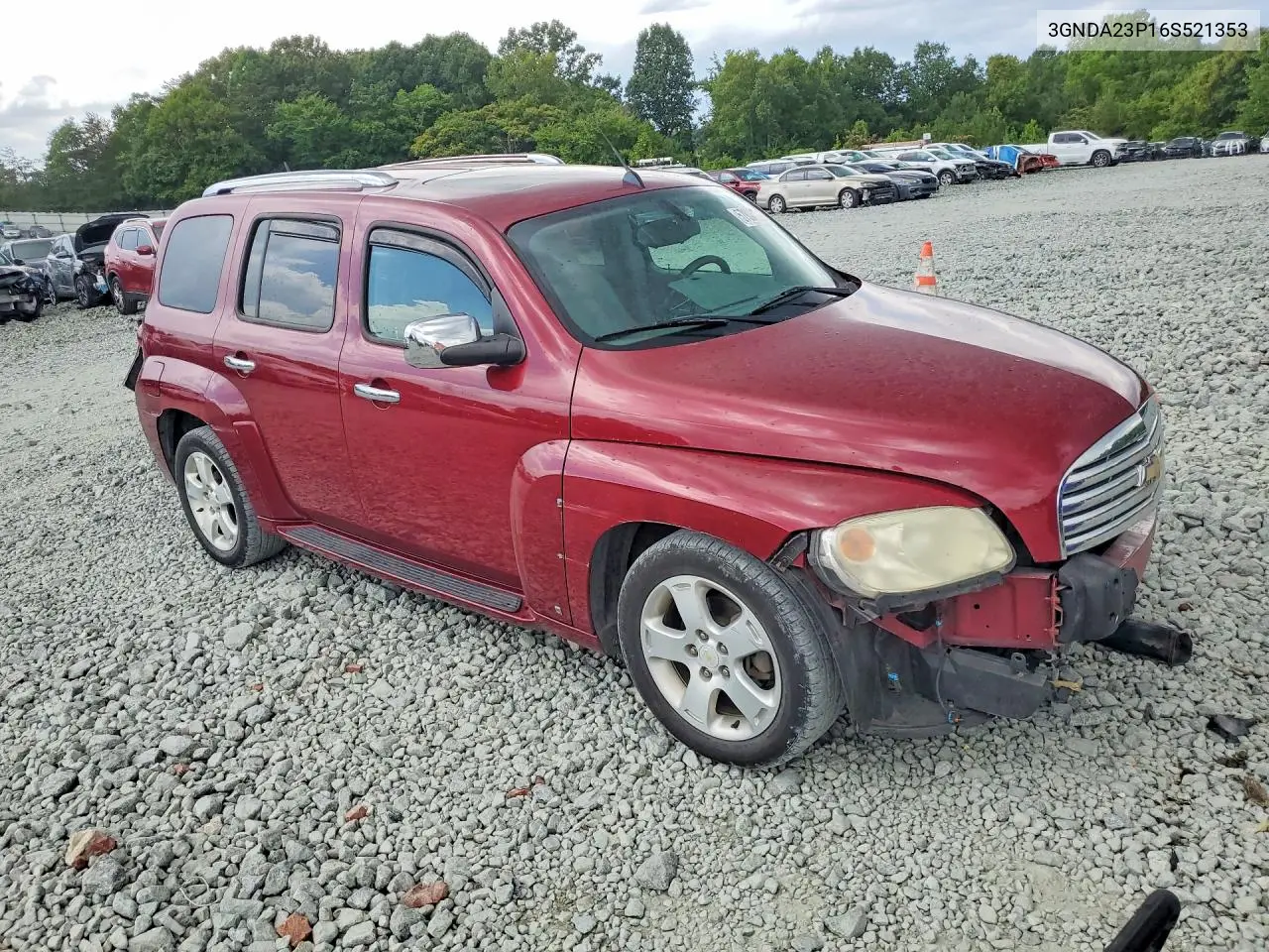 2006 Chevrolet Hhr Lt VIN: 3GNDA23P16S521353 Lot: 57896986