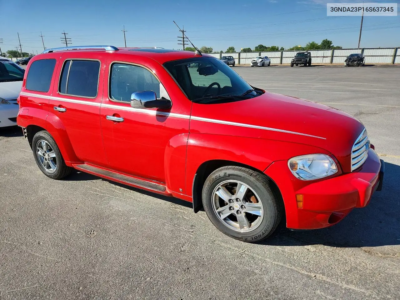 2006 Chevrolet Hhr Lt VIN: 3GNDA23P16S637345 Lot: 58093266