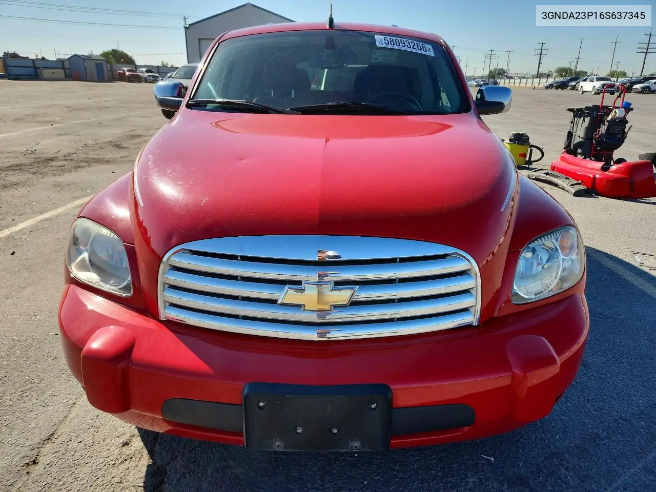 2006 Chevrolet Hhr Lt VIN: 3GNDA23P16S637345 Lot: 58093266