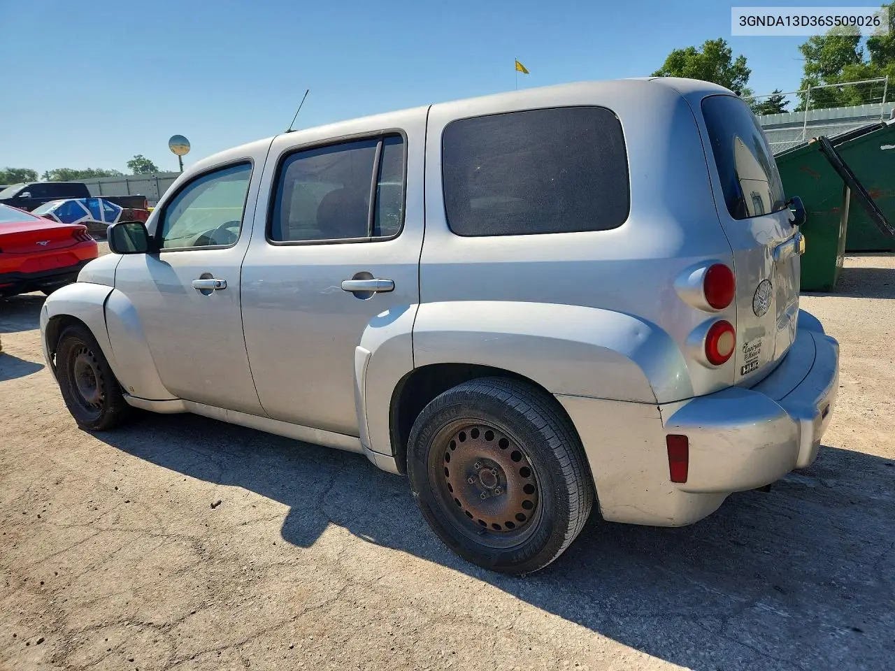 2006 Chevrolet Hhr Ls VIN: 3GNDA13D36S509026 Lot: 60518696