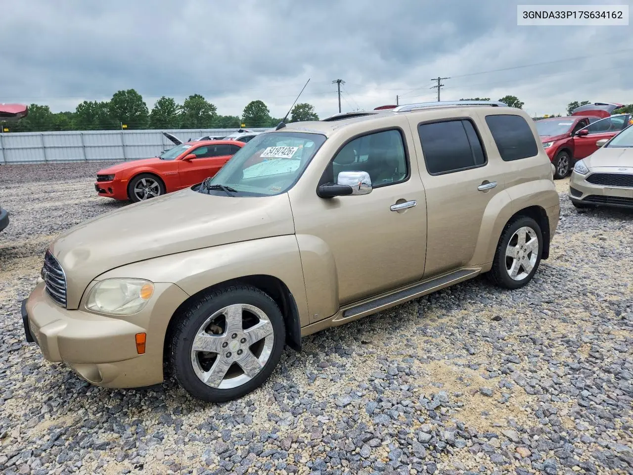 2007 Chevrolet Hhr Lt VIN: 3GNDA33P17S634162 Lot: 54197426