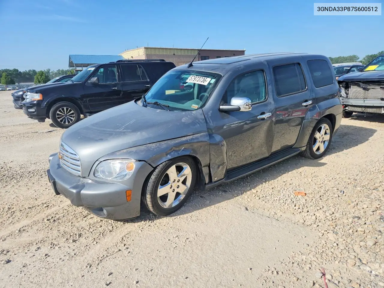 2007 Chevrolet Hhr Lt VIN: 3GNDA33P87S600512 Lot: 57973736