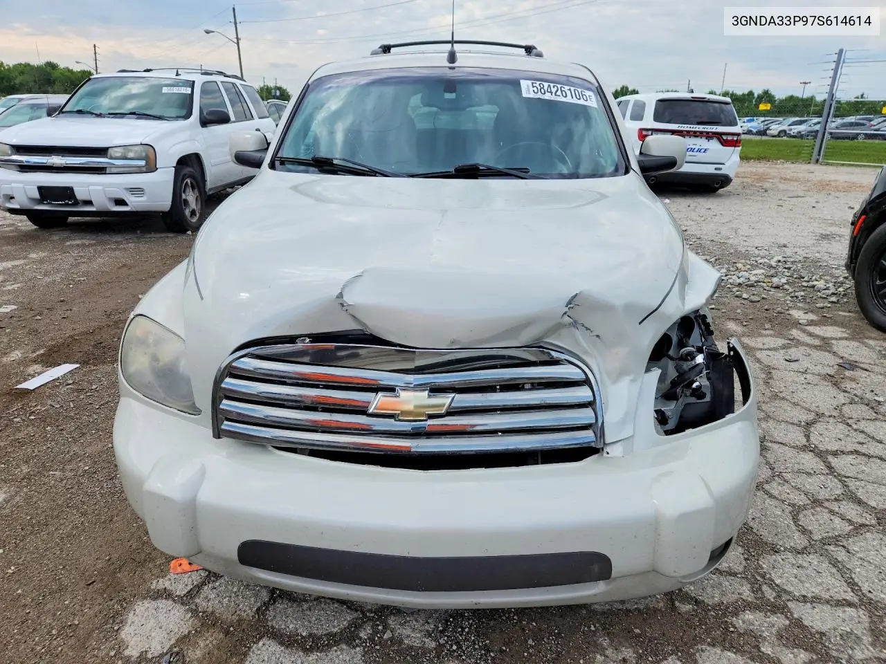 2007 Chevrolet Hhr Lt VIN: 3GNDA33P97S614614 Lot: 58426106