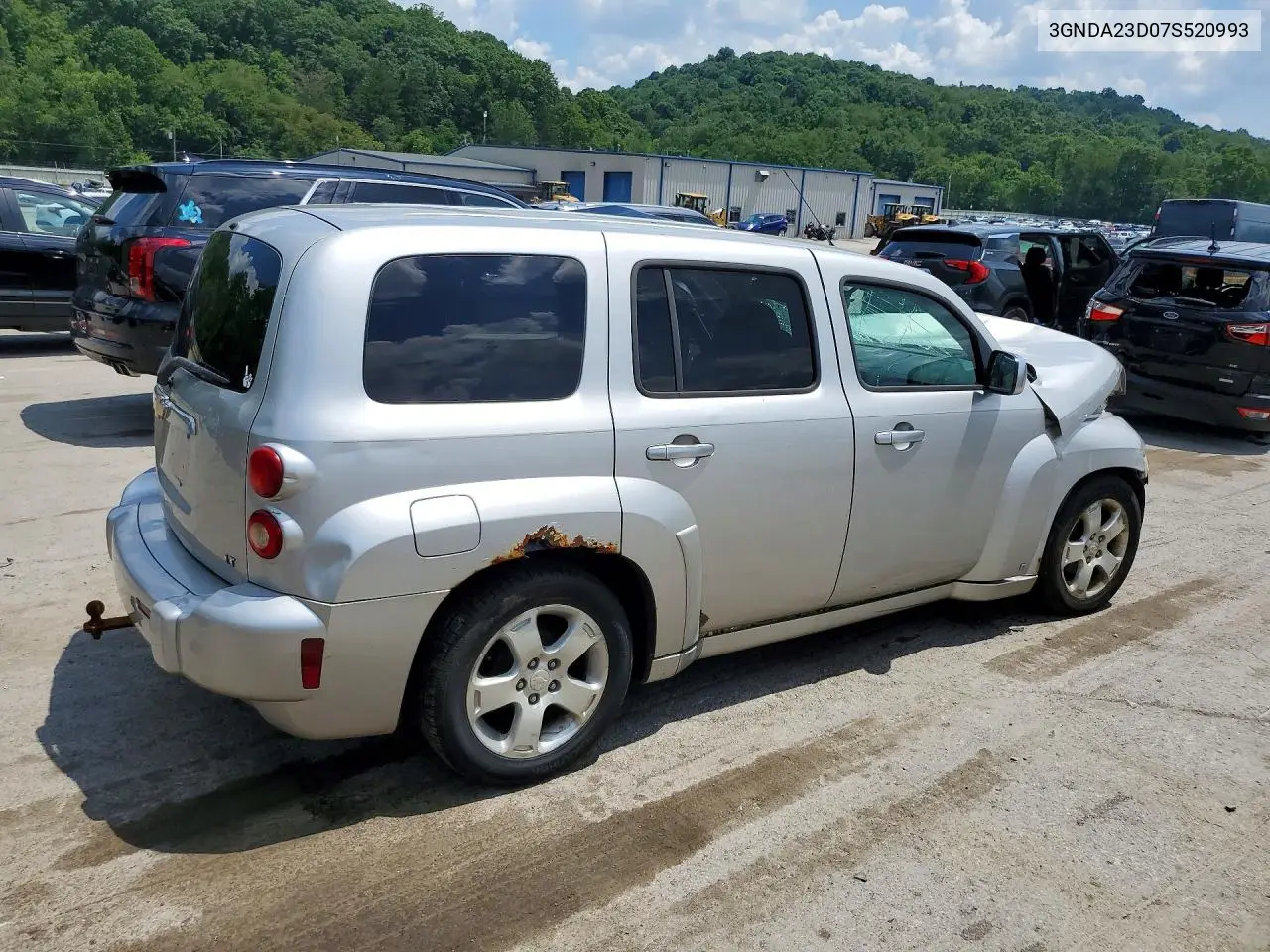 2007 Chevrolet Hhr Lt VIN: 3GNDA23D07S520993 Lot: 60594596