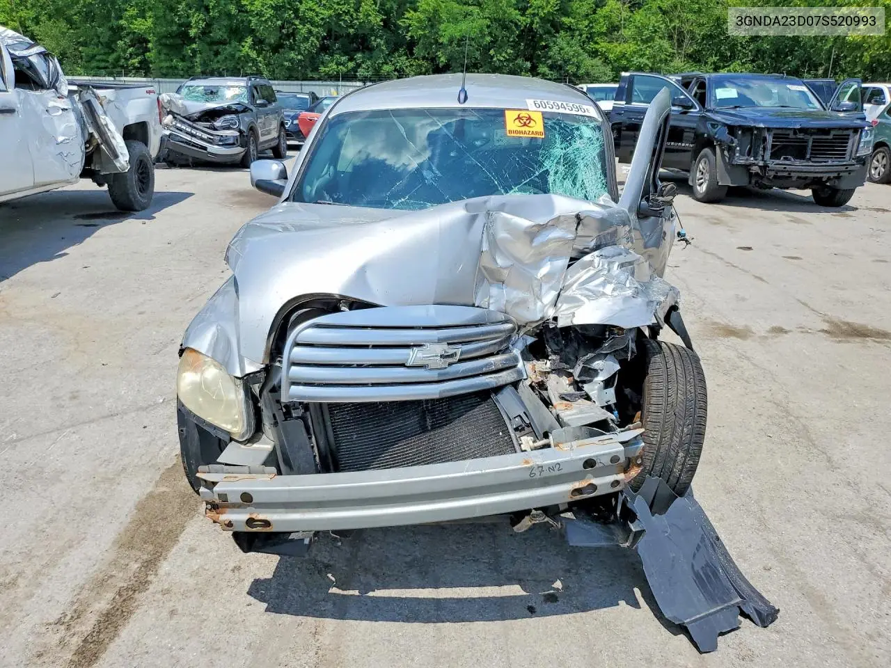 2007 Chevrolet Hhr Lt VIN: 3GNDA23D07S520993 Lot: 60594596
