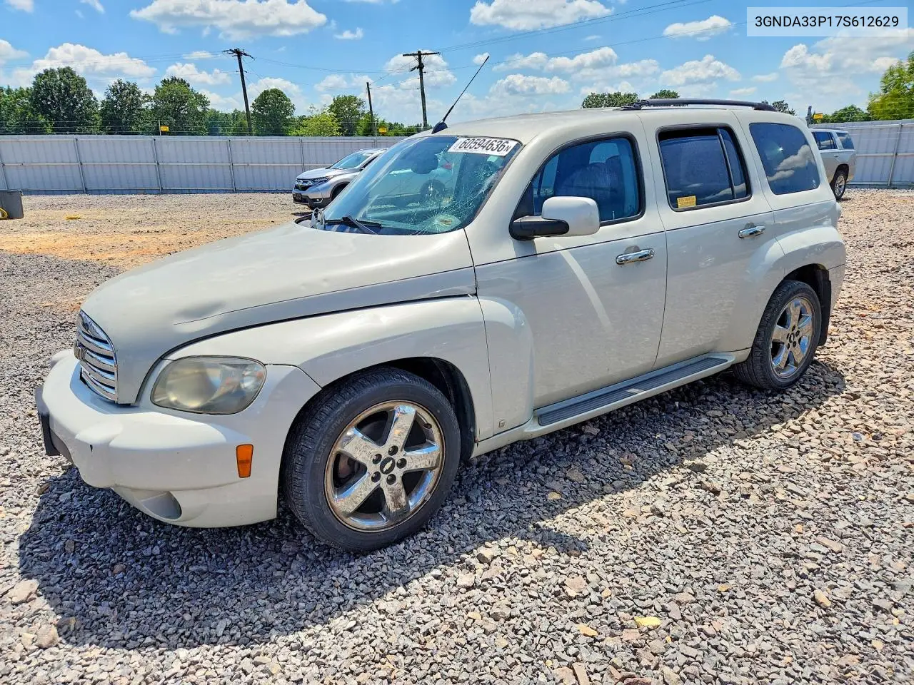 2007 Chevrolet Hhr Lt VIN: 3GNDA33P17S612629 Lot: 60594636