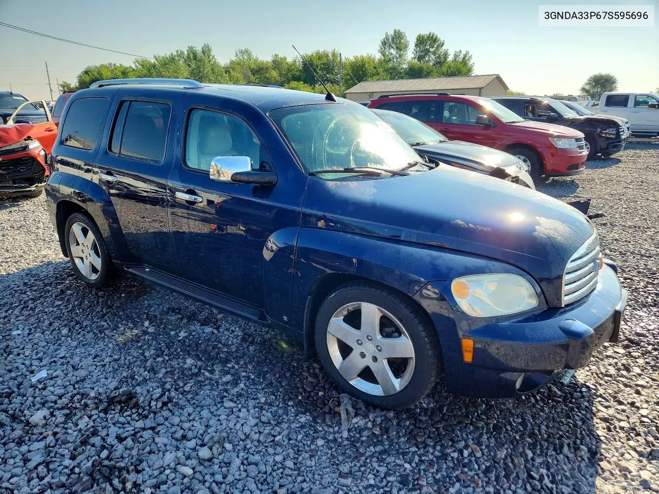 2007 Chevrolet Hhr Lt VIN: 3GNDA33P67S595696 Lot: 60790256