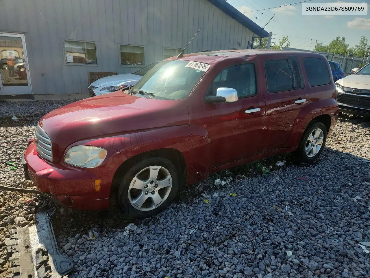 2007 Chevrolet Hhr Lt VIN: 3GNDA23D67S509769 Lot: 61058396