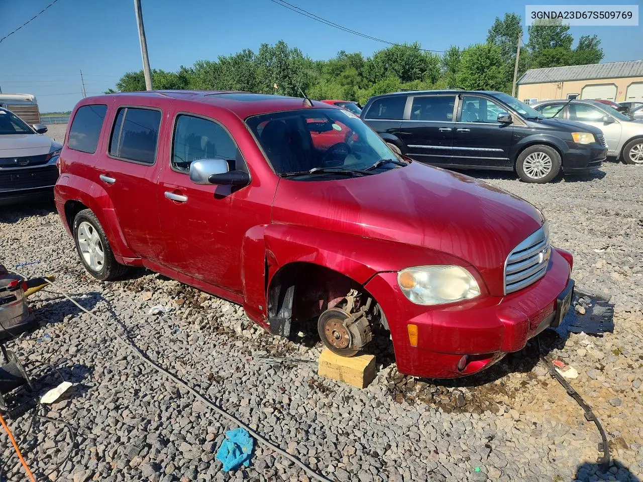 2007 Chevrolet Hhr Lt VIN: 3GNDA23D67S509769 Lot: 61058396
