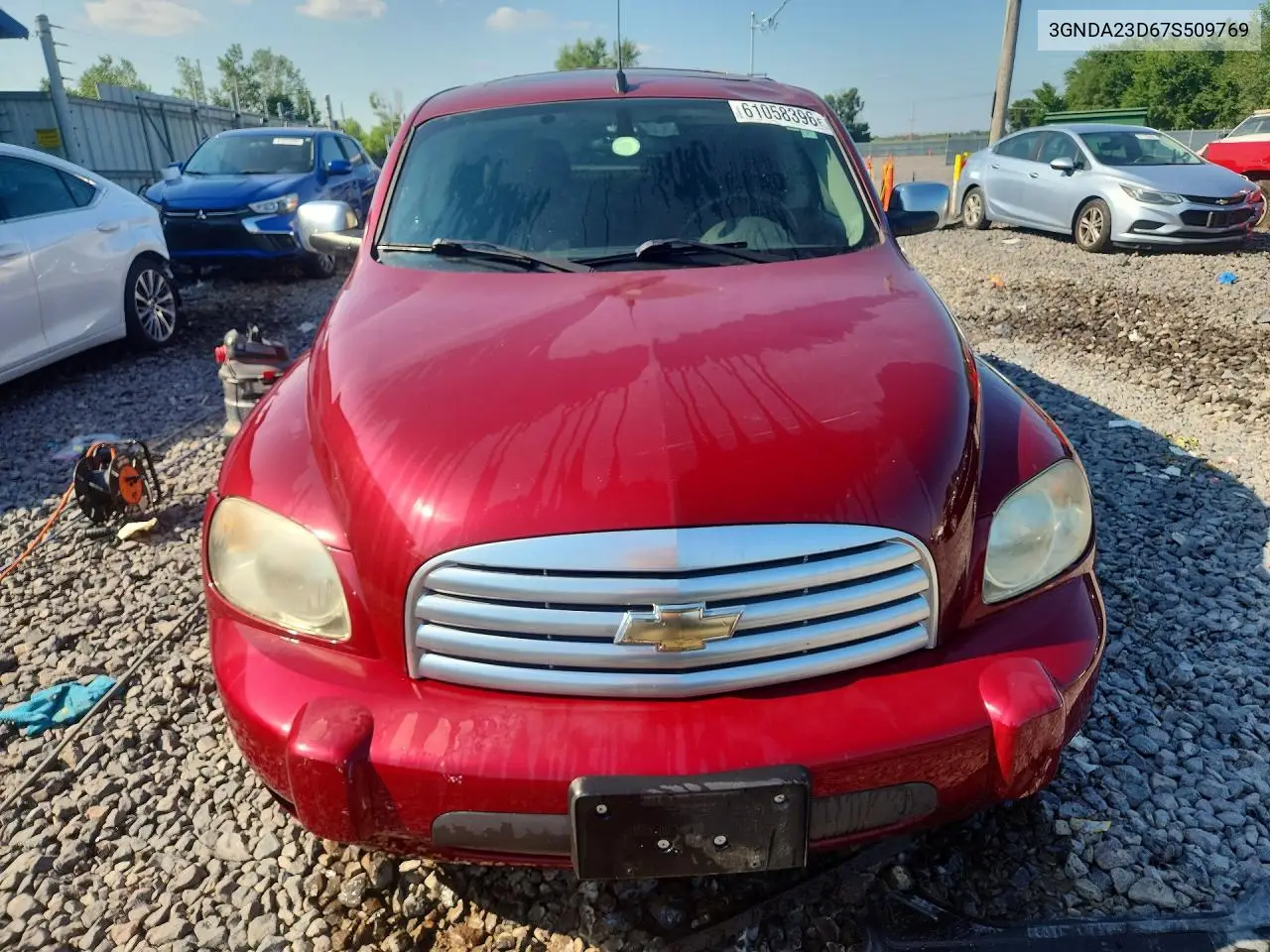 2007 Chevrolet Hhr Lt VIN: 3GNDA23D67S509769 Lot: 61058396