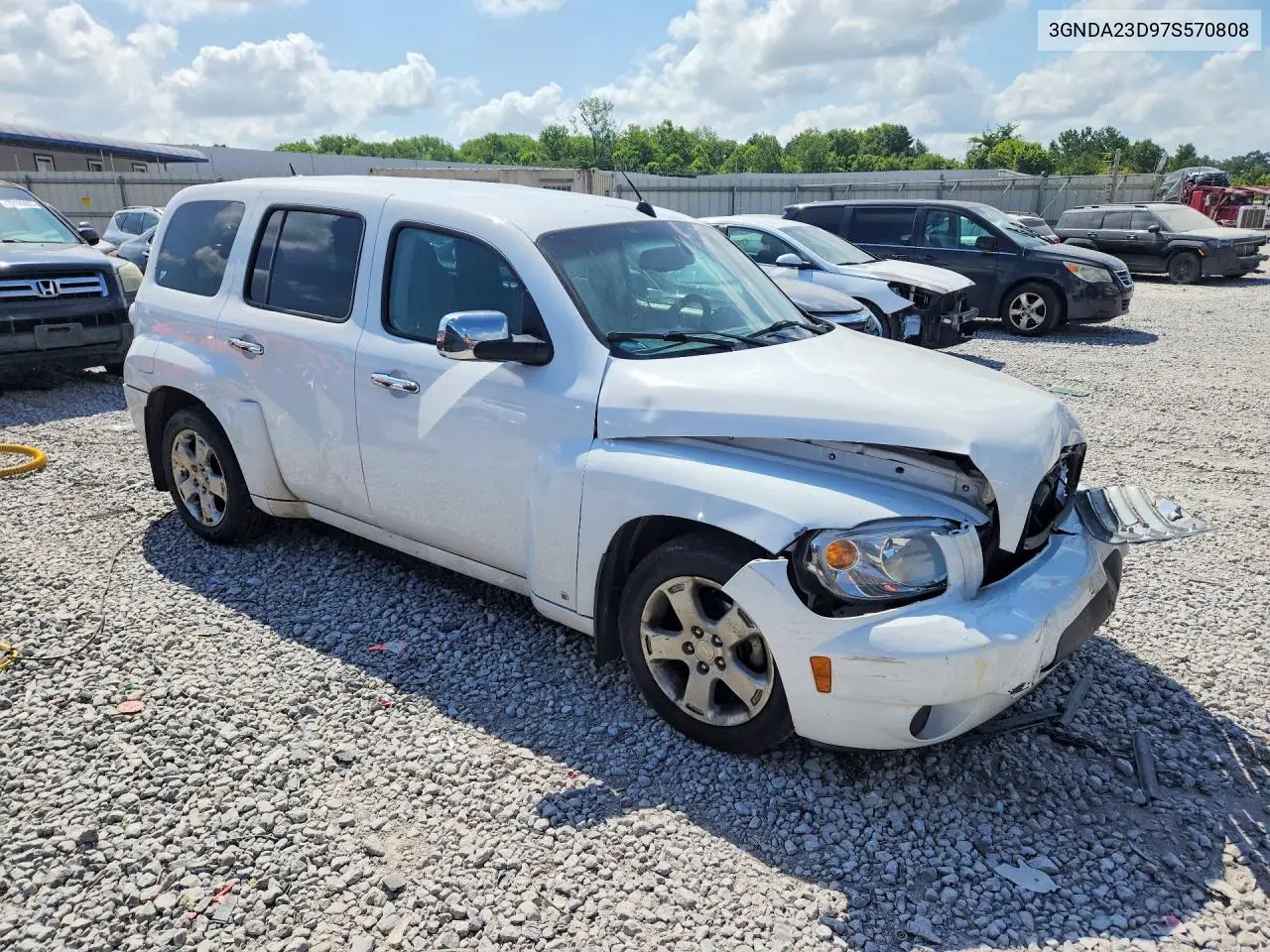 2007 Chevrolet Hhr Lt VIN: 3GNDA23D97S570808 Lot: 85622315