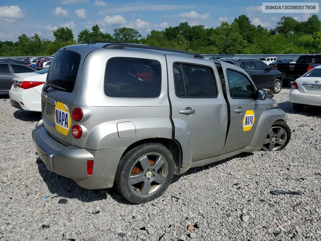 2008 Chevrolet Hhr Ls VIN: 3GNDA13D38S517808 Lot: 53788796
