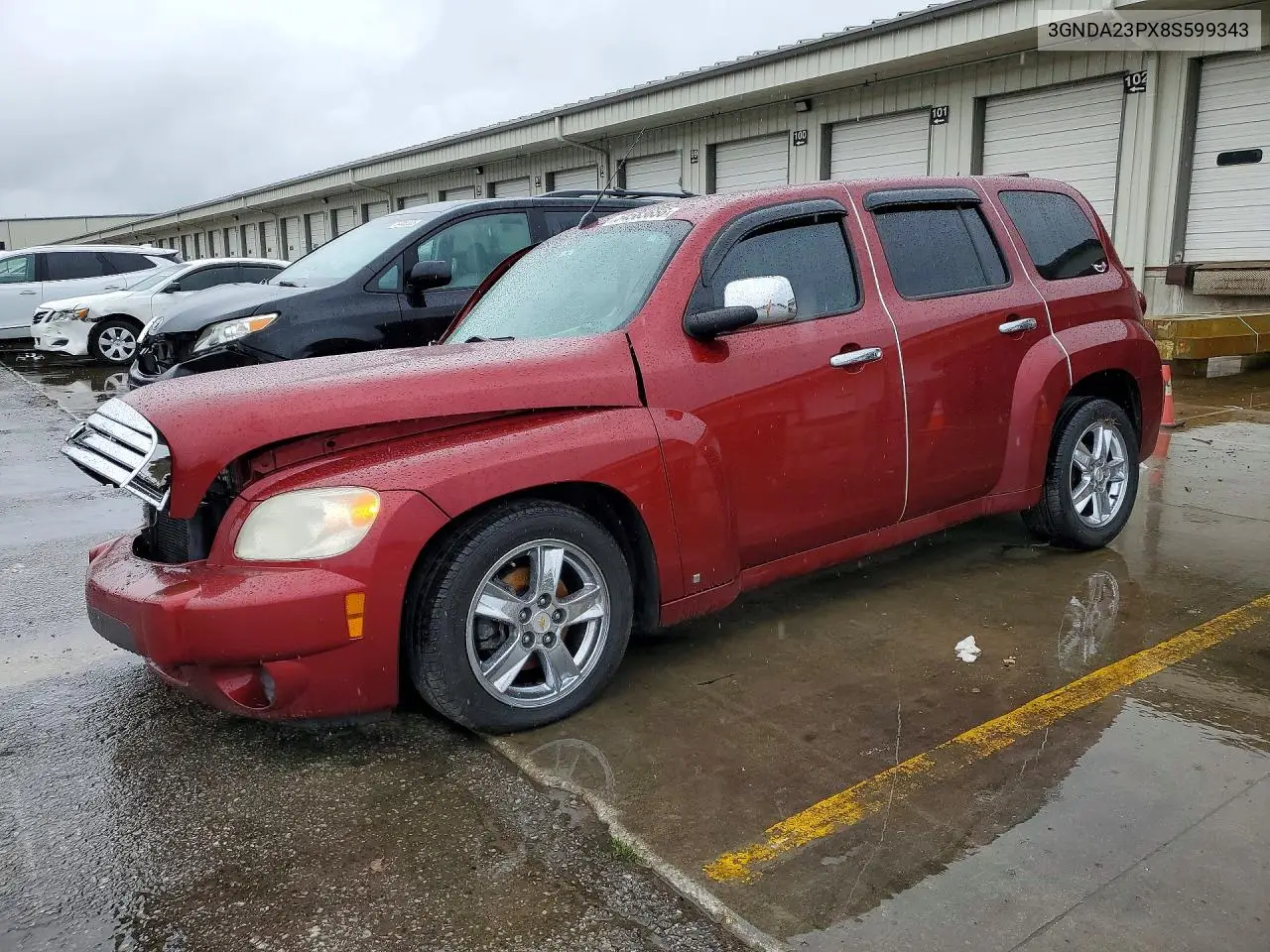 2008 Chevrolet Hhr Lt VIN: 3GNDA23PX8S599343 Lot: 54583656