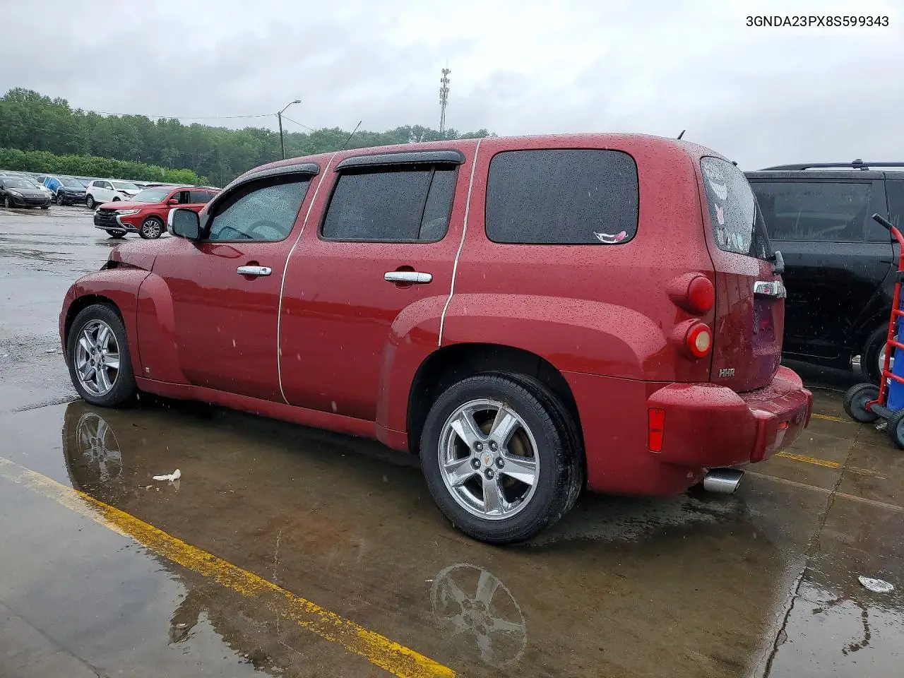 2008 Chevrolet Hhr Lt VIN: 3GNDA23PX8S599343 Lot: 54583656