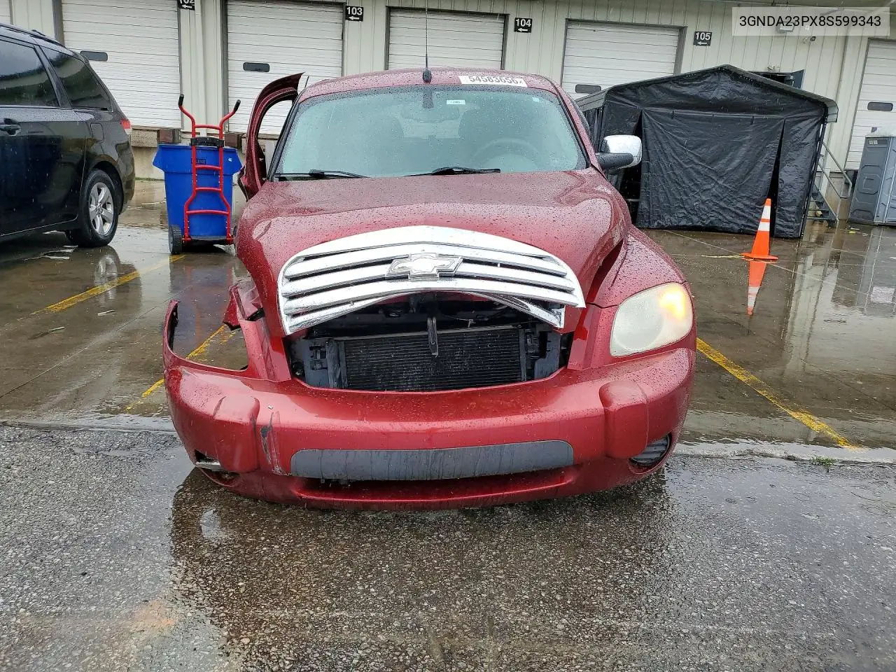 2008 Chevrolet Hhr Lt VIN: 3GNDA23PX8S599343 Lot: 54583656