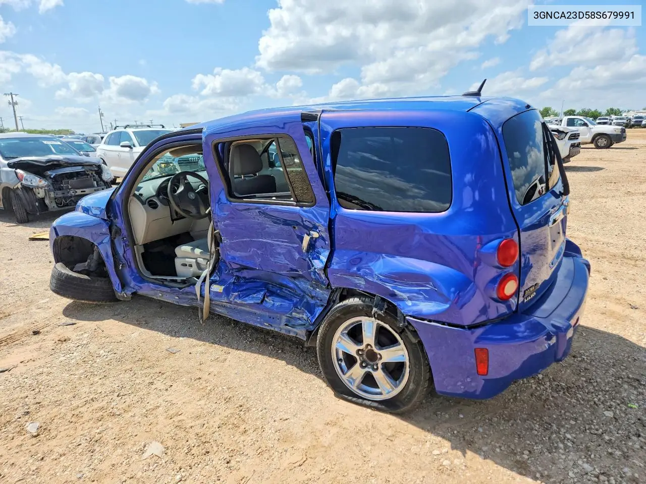 2008 Chevrolet Hhr Lt VIN: 3GNCA23D58S679991 Lot: 54644756