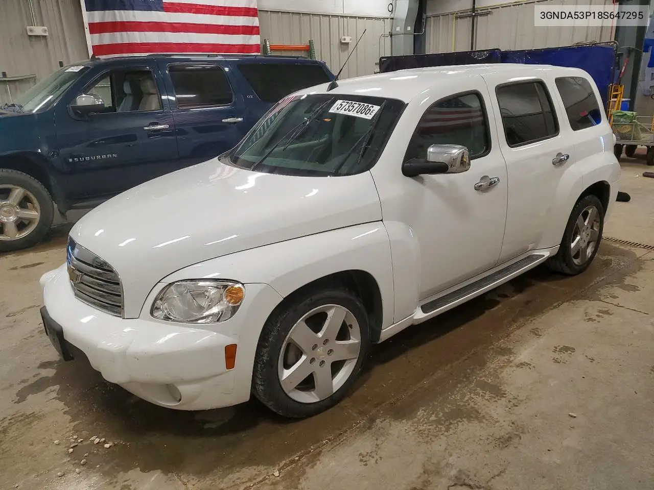 2008 Chevrolet Hhr Lt VIN: 3GNDA53P18S647295 Lot: 57357086