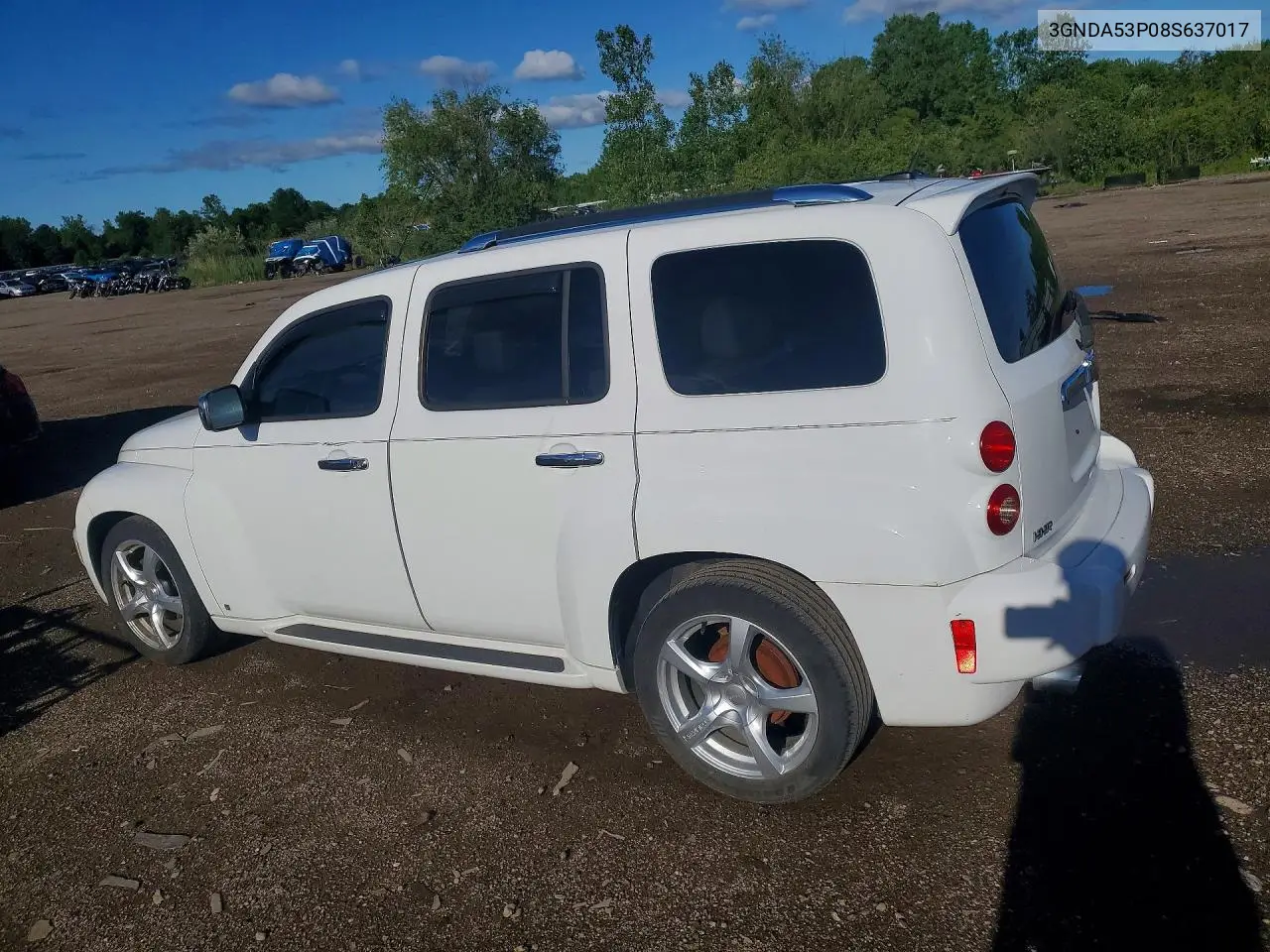 2008 Chevrolet Hhr Lt VIN: 3GNDA53P08S637017 Lot: 57420526