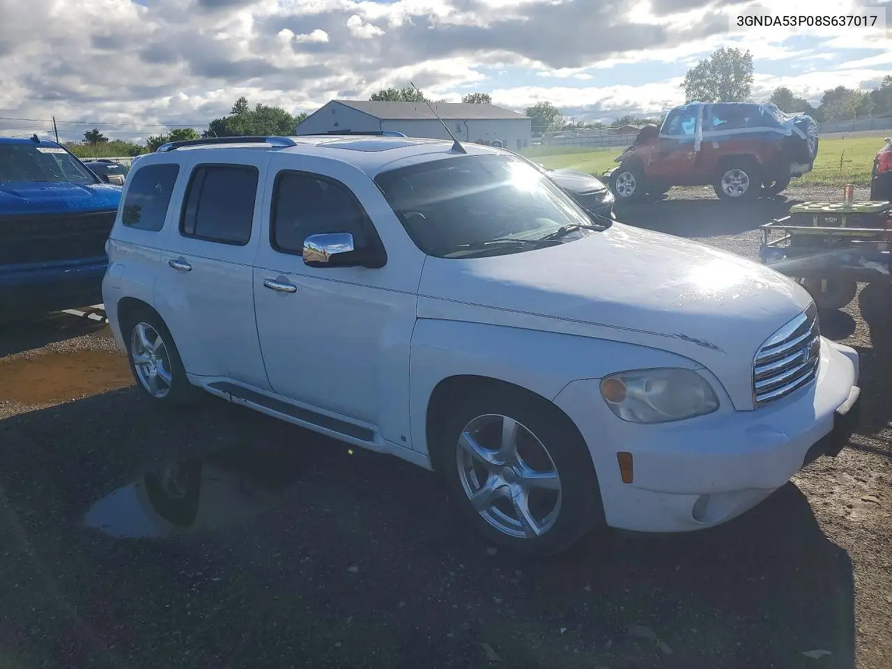 2008 Chevrolet Hhr Lt VIN: 3GNDA53P08S637017 Lot: 57420526