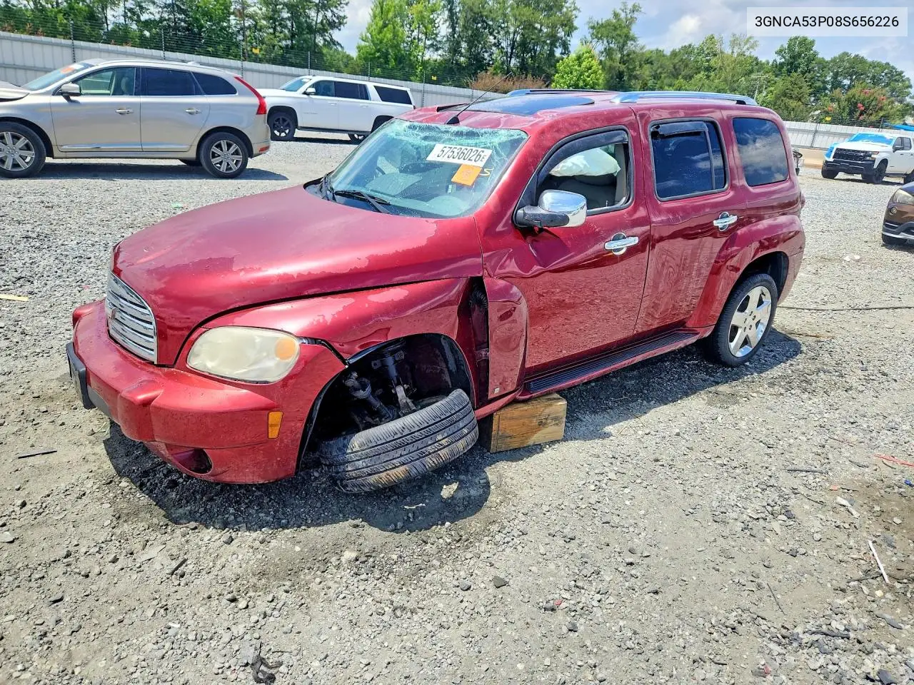 2008 Chevrolet Hhr Lt VIN: 3GNCA53P08S656226 Lot: 57536026