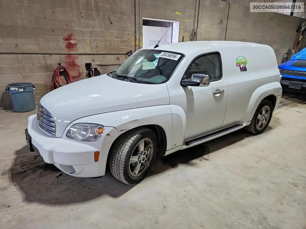 2008 Chevrolet Hhr Panel Lt VIN: 3GCCA05D38S667316 Lot: 58456896