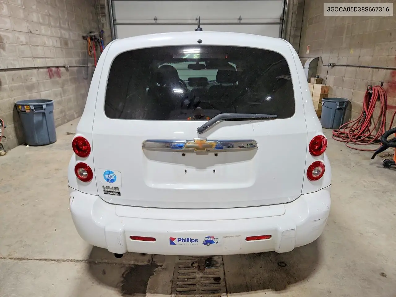 2008 Chevrolet Hhr Panel Lt VIN: 3GCCA05D38S667316 Lot: 58456896