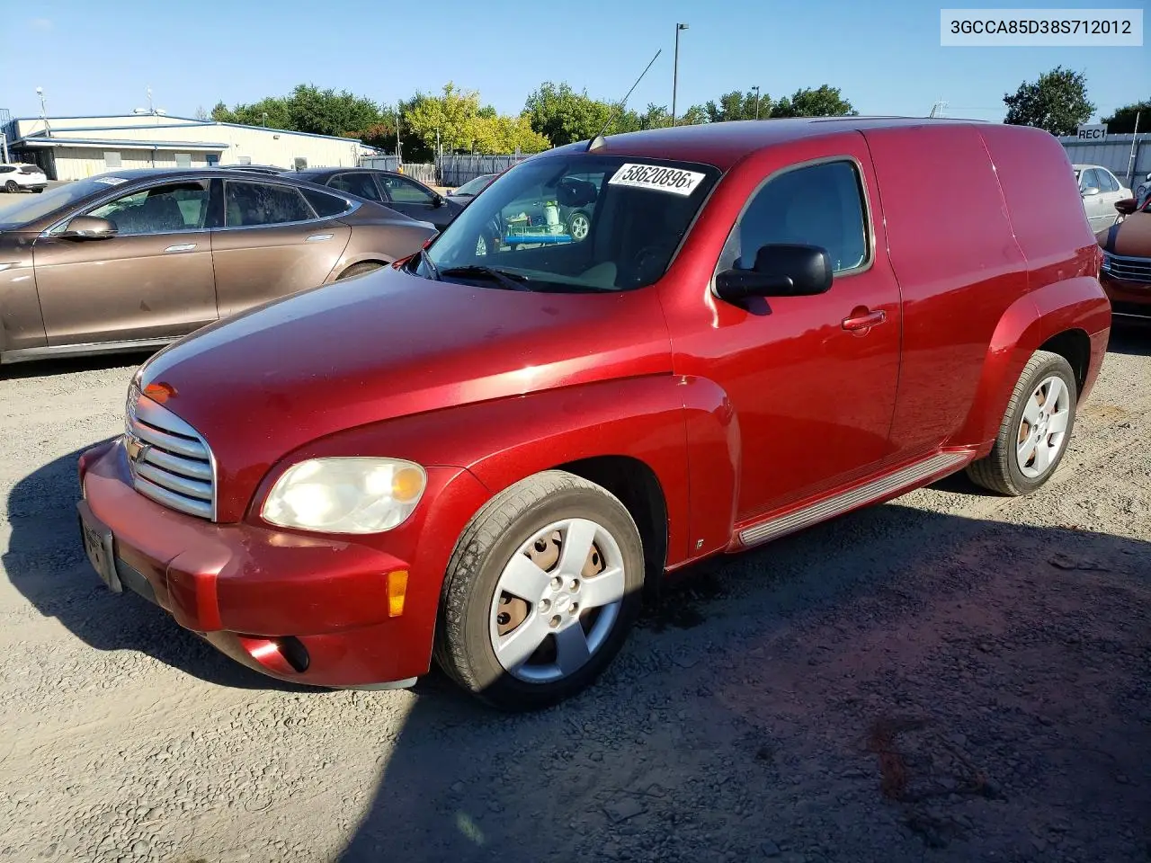 2008 Chevrolet Hhr Panel Ls VIN: 3GCCA85D38S712012 Lot: 58620896