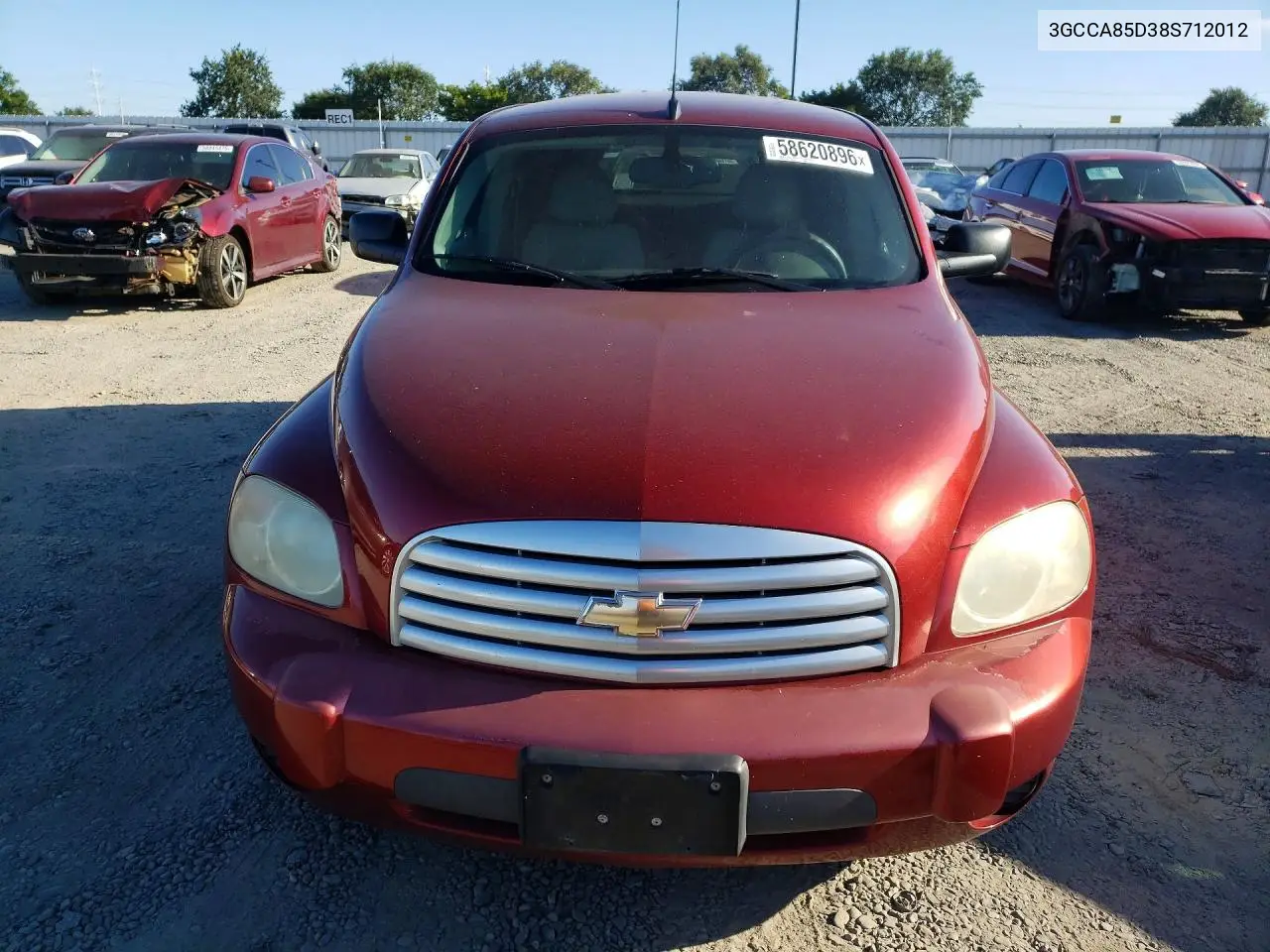 2008 Chevrolet Hhr Panel Ls VIN: 3GCCA85D38S712012 Lot: 58620896