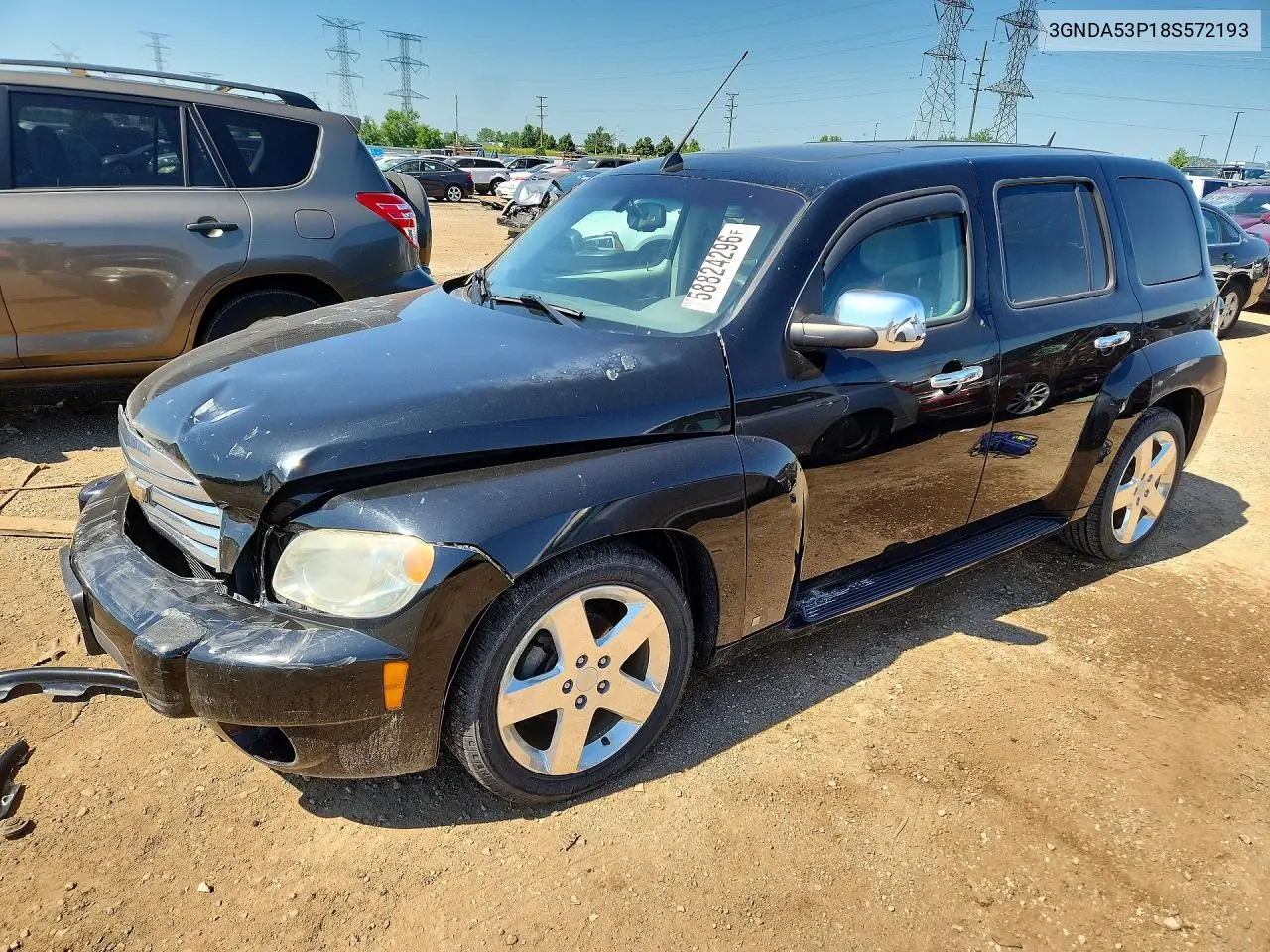 2008 Chevrolet Hhr Lt VIN: 3GNDA53P18S572193 Lot: 58824296