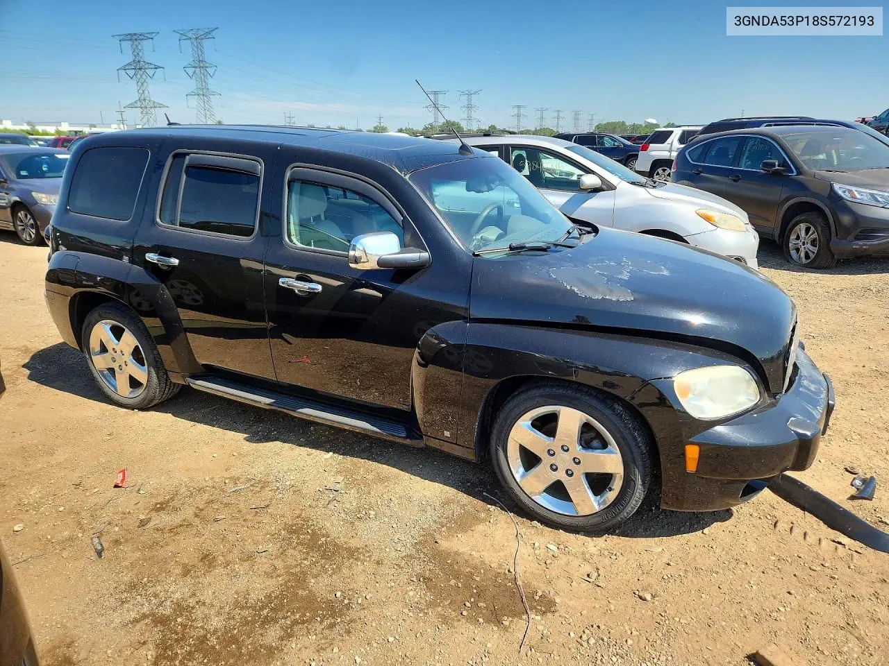 2008 Chevrolet Hhr Lt VIN: 3GNDA53P18S572193 Lot: 58824296
