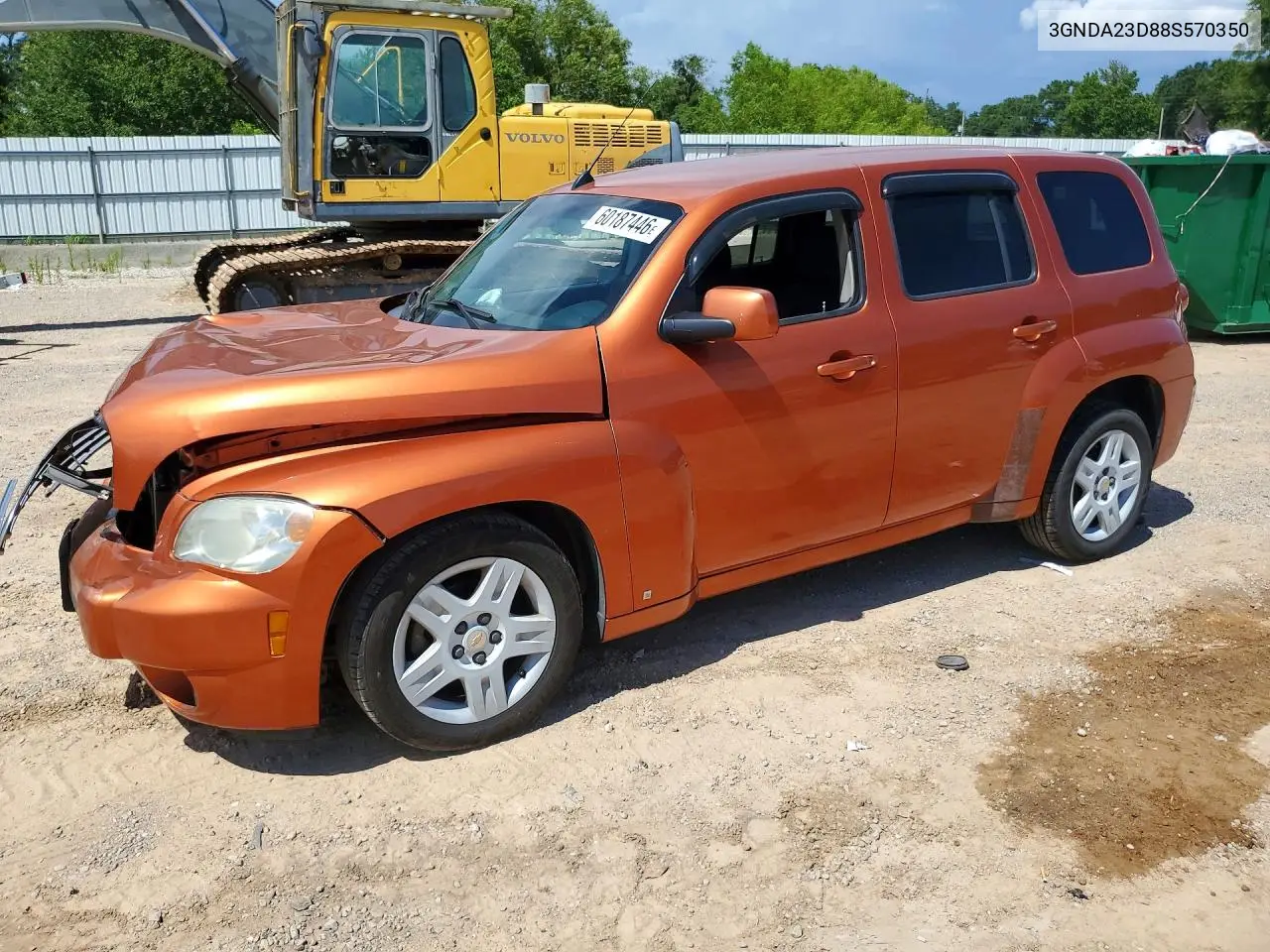 2008 Chevrolet Hhr Lt VIN: 3GNDA23D88S570350 Lot: 60187446