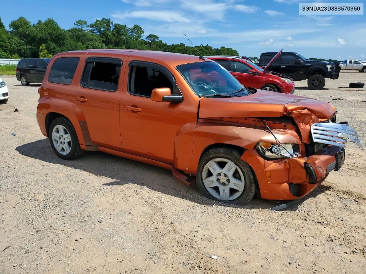 2008 Chevrolet Hhr Lt VIN: 3GNDA23D88S570350 Lot: 60187446