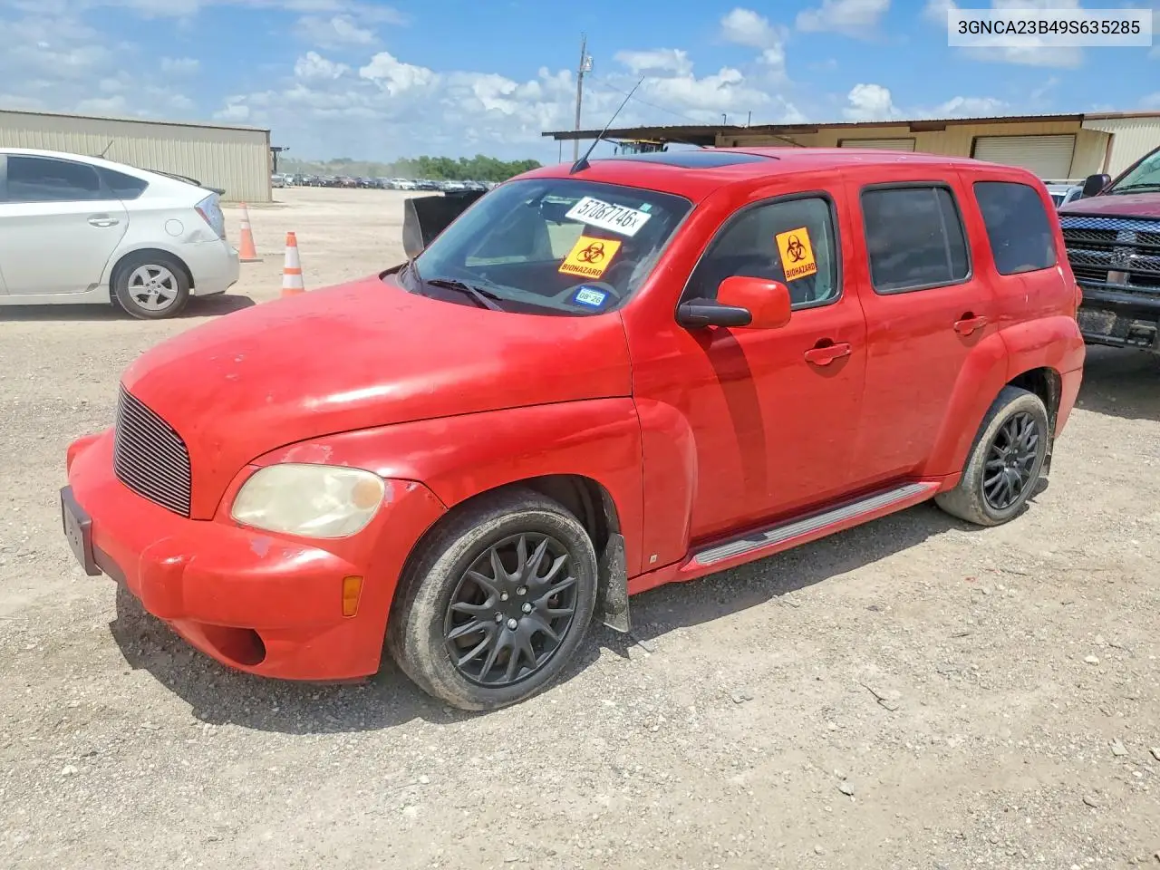 2009 Chevrolet Hhr Lt VIN: 3GNCA23B49S635285 Lot: 57067746