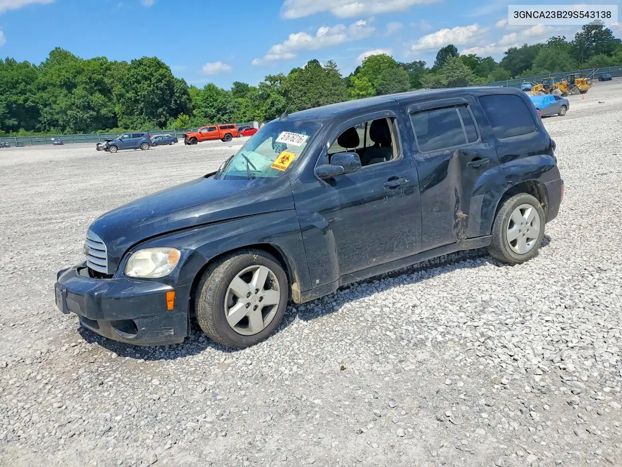 2009 Chevrolet Hhr Lt VIN: 3GNCA23B29S543138 Lot: 57676216