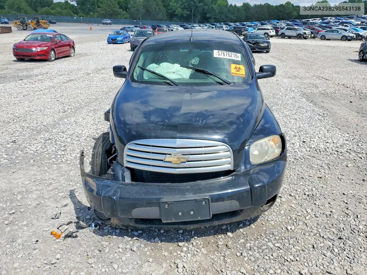 2009 Chevrolet Hhr Lt VIN: 3GNCA23B29S543138 Lot: 57676216