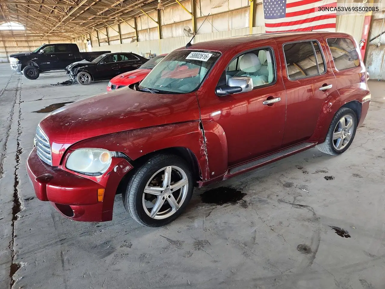 2009 Chevrolet Hhr Lt VIN: 3GNCA53V69S502085 Lot: 58802616