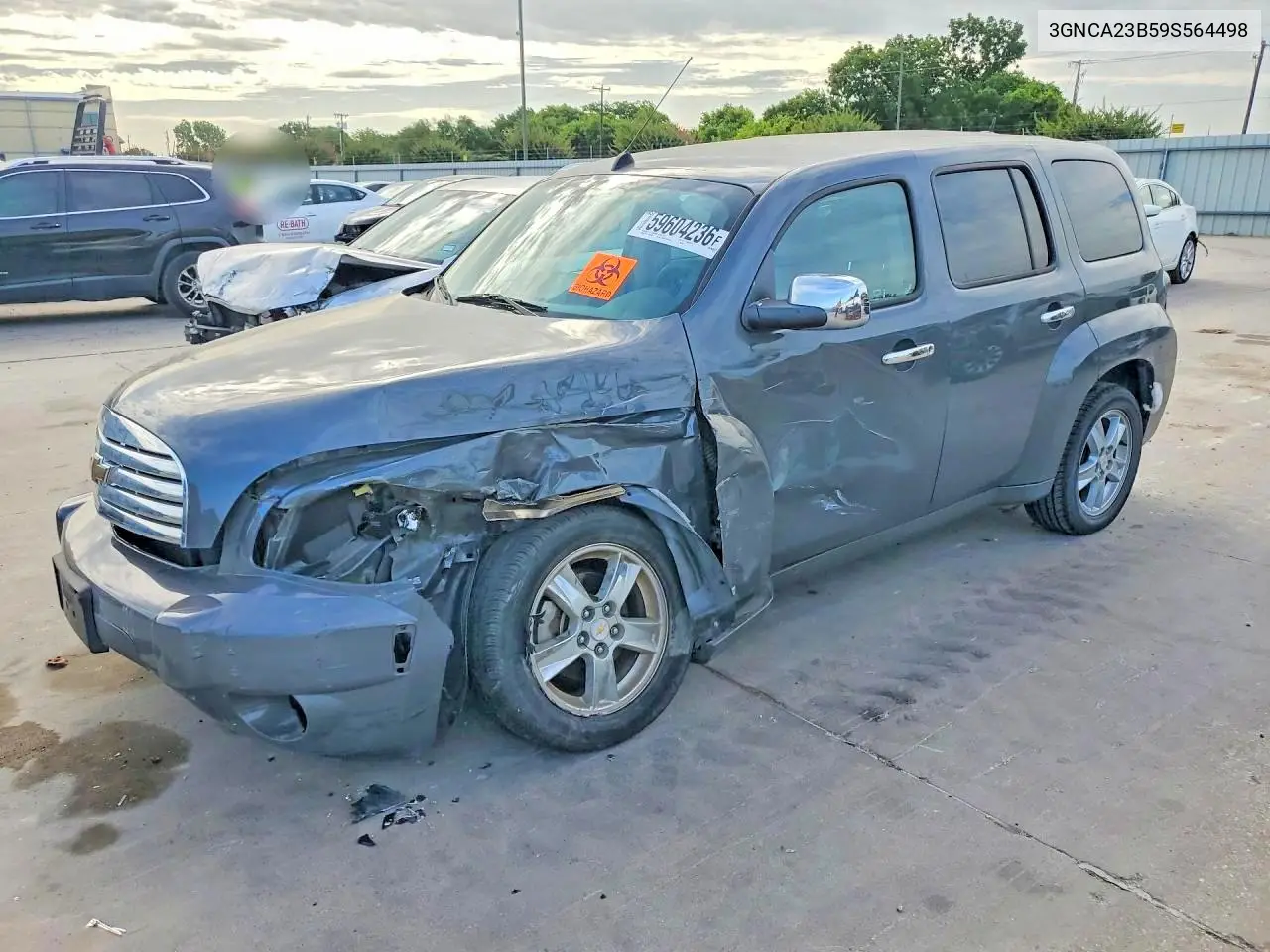 2009 Chevrolet Hhr Lt VIN: 3GNCA23B59S564498 Lot: 59604236
