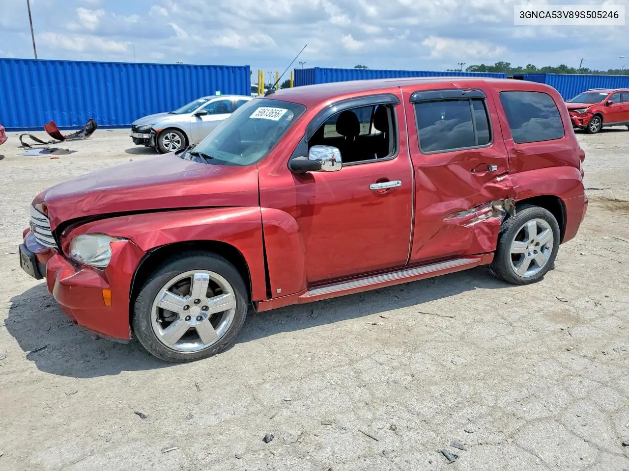 2009 Chevrolet Hhr Lt VIN: 3GNCA53V89S505246 Lot: 59613656