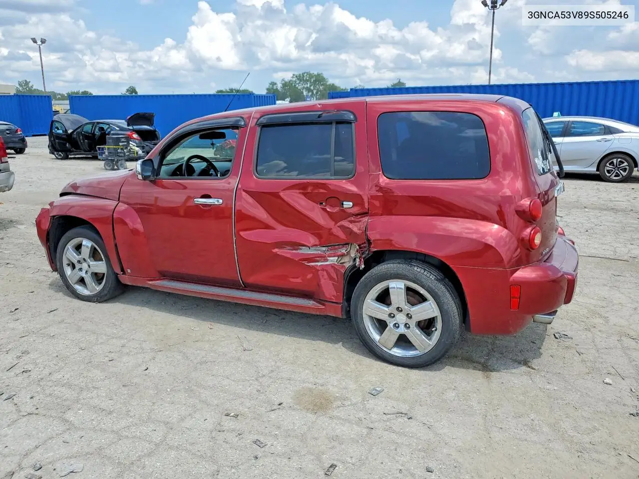 2009 Chevrolet Hhr Lt VIN: 3GNCA53V89S505246 Lot: 59613656