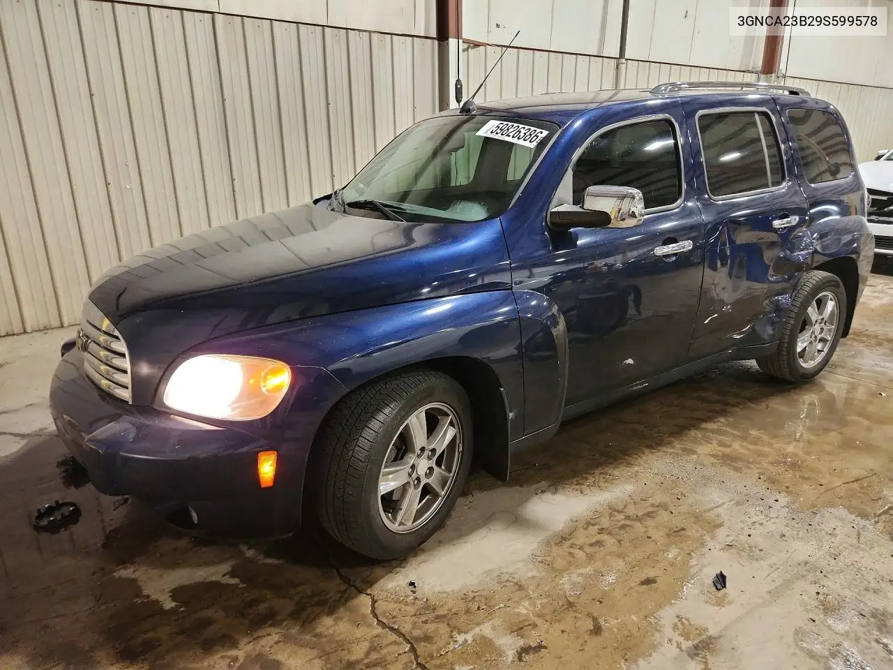 2009 Chevrolet Hhr Lt VIN: 3GNCA23B29S599578 Lot: 59826386