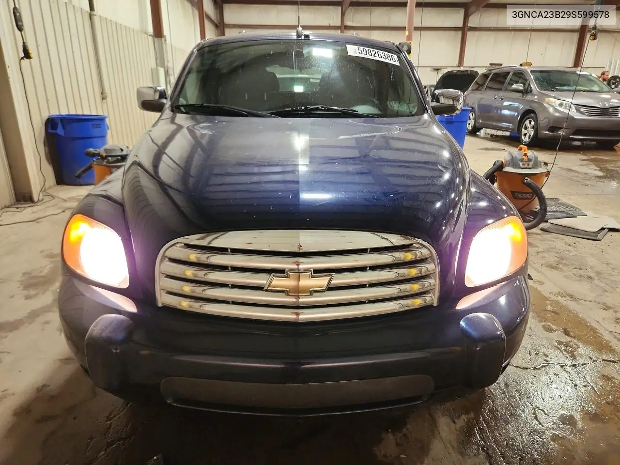 2009 Chevrolet Hhr Lt VIN: 3GNCA23B29S599578 Lot: 59826386