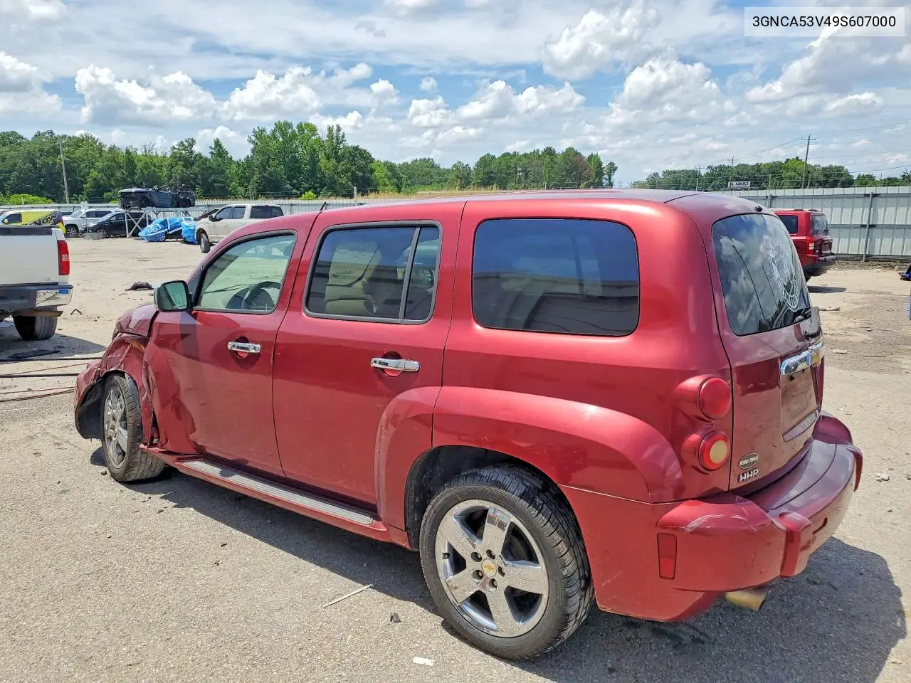 2009 Chevrolet Hhr Lt VIN: 3GNCA53V49S607000 Lot: 60469206