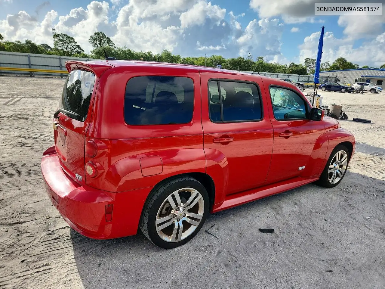 2010 Chevrolet Hhr Ss VIN: 3GNBADDM9AS581574 Lot: 54140476