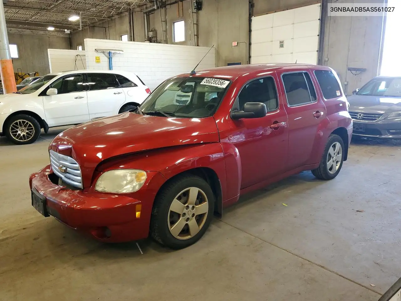 2010 Chevrolet Hhr Ls VIN: 3GNBAADB5AS561027 Lot: 56039356