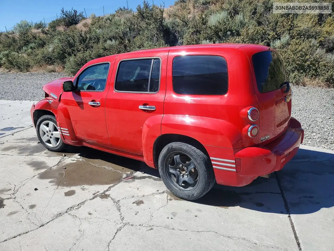 2010 Chevrolet Hhr Lt VIN: 3GNBABDB2AS593858 Lot: 56101896