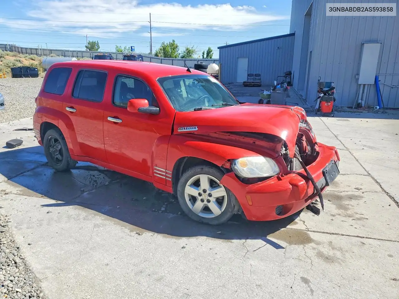 2010 Chevrolet Hhr Lt VIN: 3GNBABDB2AS593858 Lot: 56101896