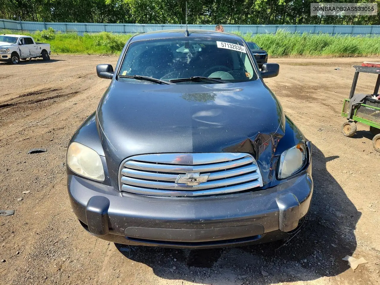 2010 Chevrolet Hhr Ls VIN: 3GNBAADB2AS533055 Lot: 57132036