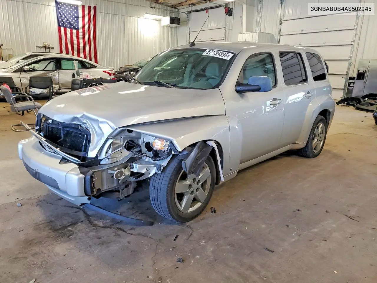 2010 Chevrolet Hhr Lt VIN: 3GNBABDB4AS502945 Lot: 57139896