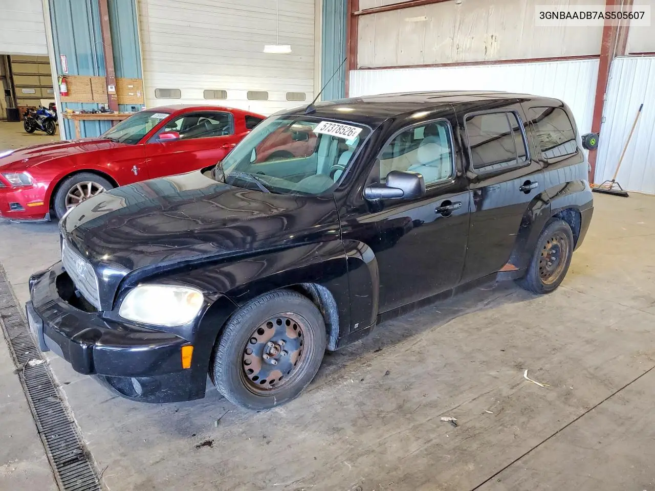2010 Chevrolet Hhr Ls VIN: 3GNBAADB7AS505607 Lot: 57378526